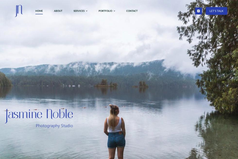 Jasmine Noble - Photogtaphu Studio - Integral Web Designs Portfolio